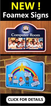 Foamex School Signs